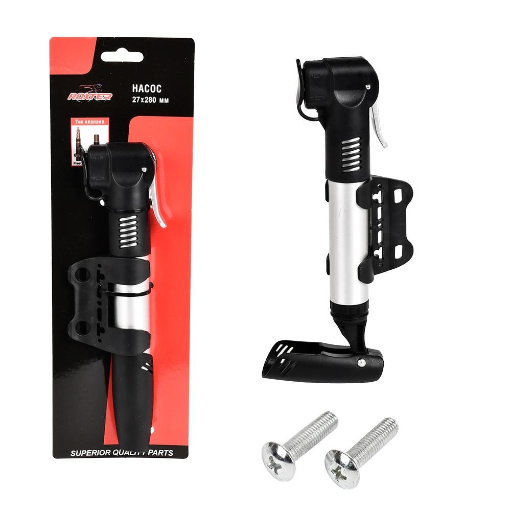 Насос ручной с креплением для велосипеда VL97764 28 см - фото 2 Насос ручной с креплением для велосипеда VL97764 28 см - фото 2