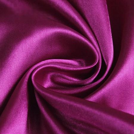 Тканина атлас LuxFabric 115 г/м² 1,5 м 1 м Фуксія (ТП1501а43)