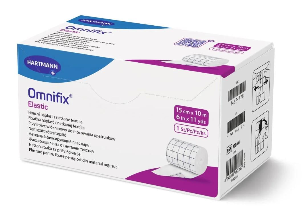 Пластырь эластичный фиксирующий Omnifix Elastic на нетканой основе 15 см 10 м