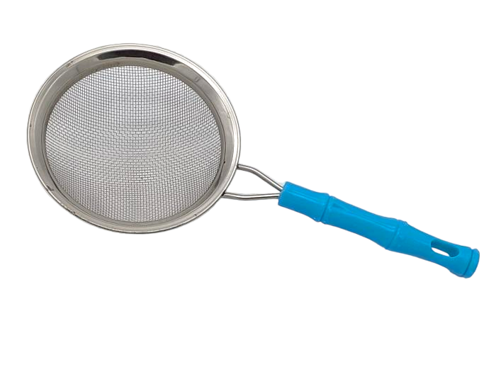 Сито кухонне з нержавіючої сталі з пластиковою ручкою 10х22 см (11144)