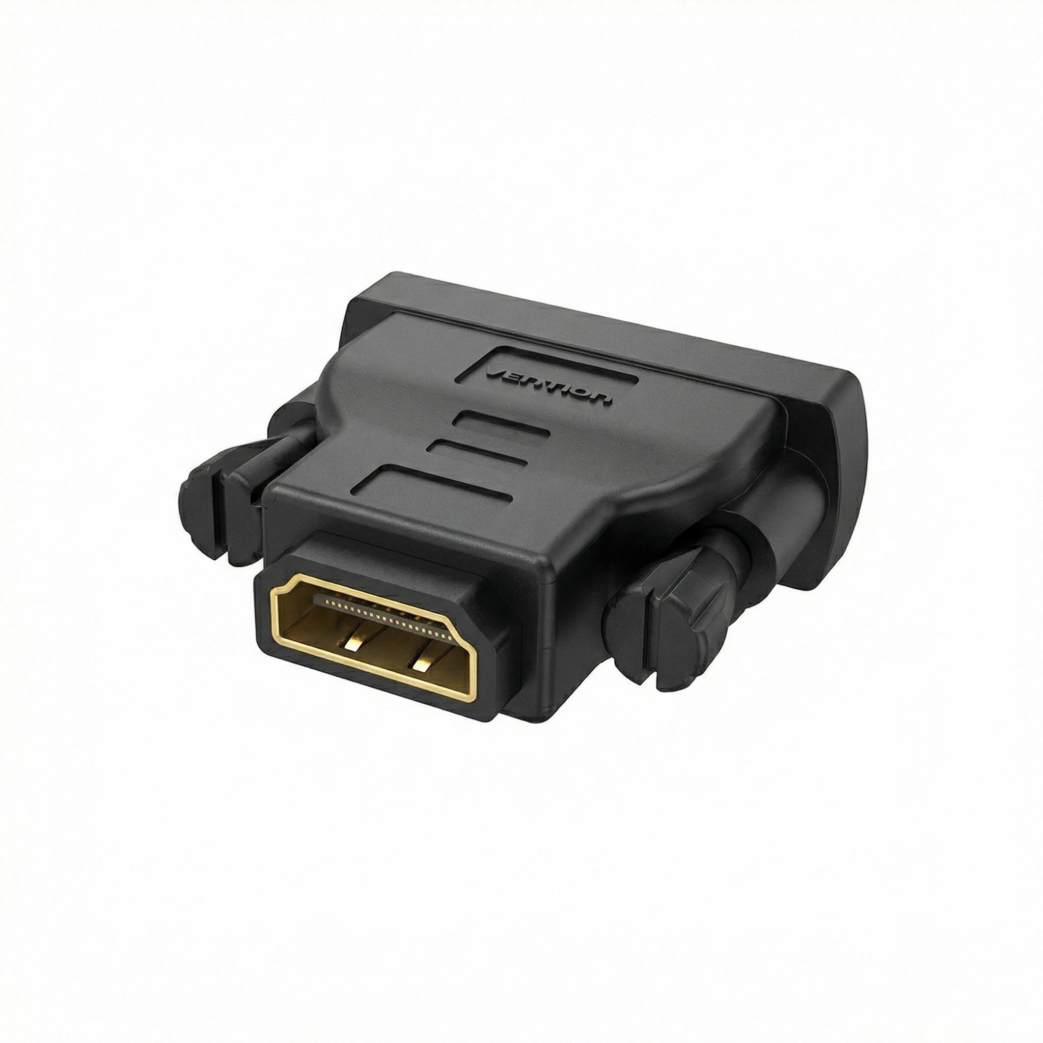 Адаптер двусторонний Vention DVI(24+1)/HDMI/1080p Черный (ECDB0)