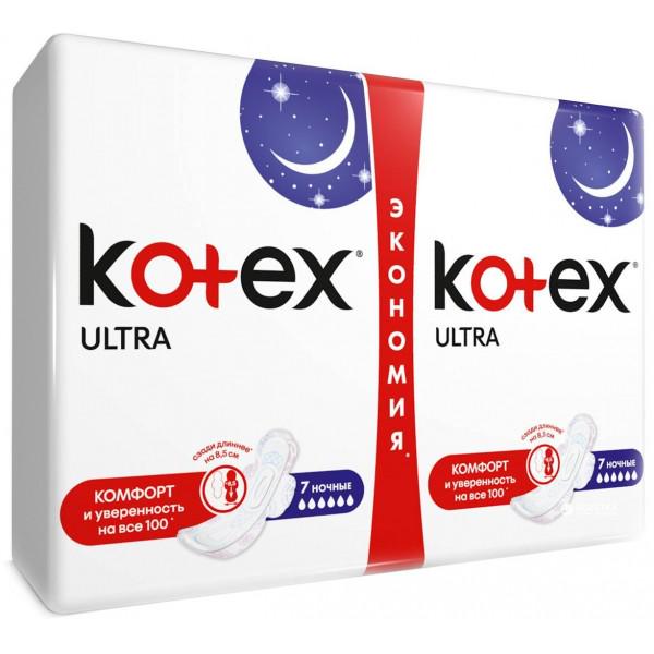 Прокладки Коtex Ultra Dry Night Duo 14 шт. (545226)