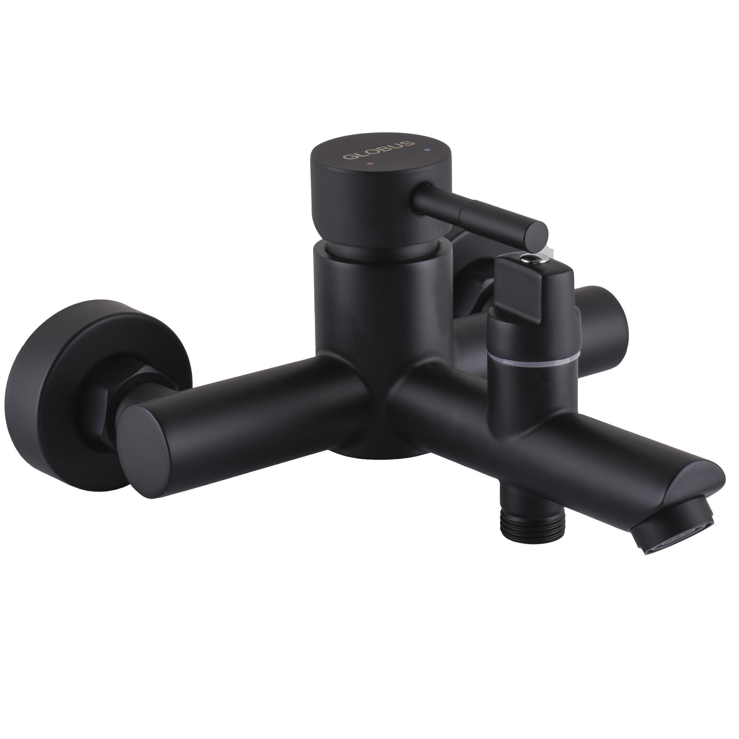 Змішувач для ванни GLux ALPEN SBT1-102NE-BB із нержавіючої сталі Чорний (21992) Змішувач для ванни GLux ALPEN SBT1-102NE-BB із нержавіючої сталі Чорний (21992)