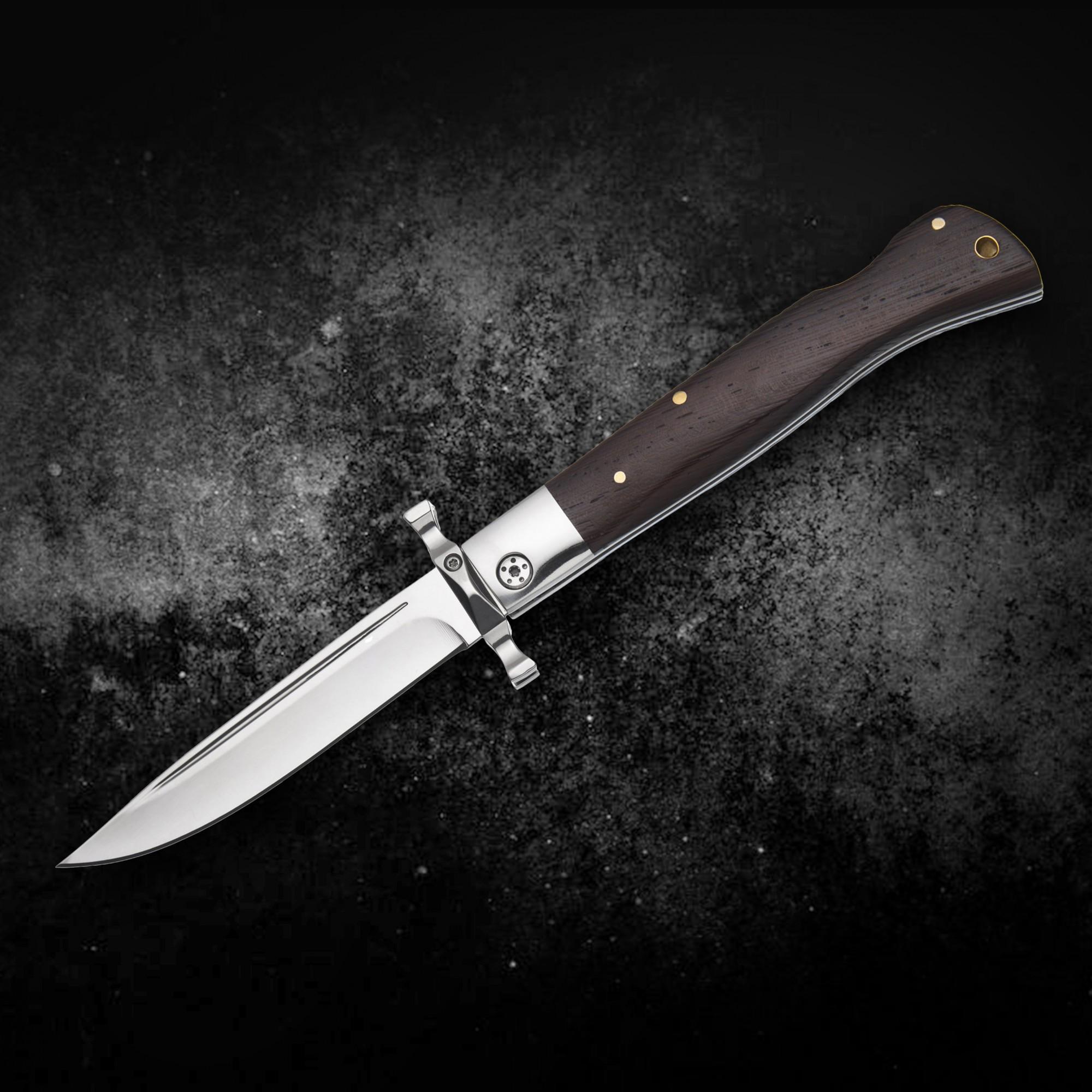 Нож складной туристический GR76 карманный сталь 440 C с гардой (23912405) - фото 6 Нож складной туристический GR76 карманный сталь 440 C с гардой (23912405) - фото 6