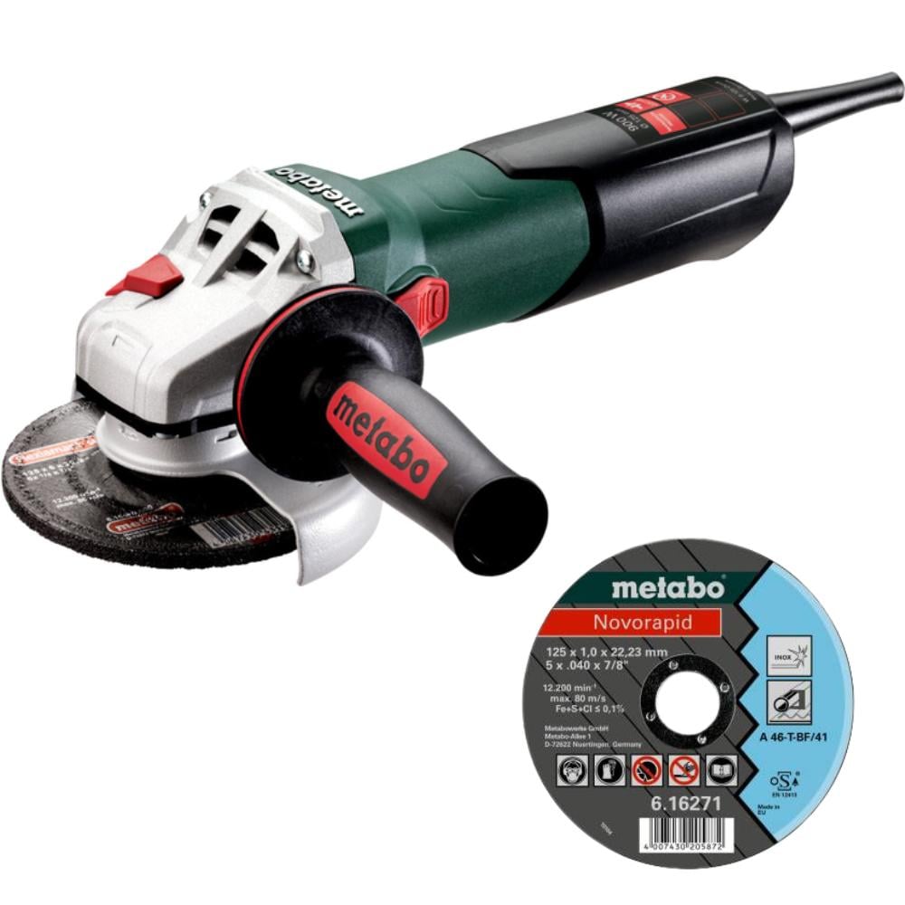 Шліфмашина кутова Metabo W 9-125 QUICK 0.9 кВт 125 мм (27445472) - фото 3