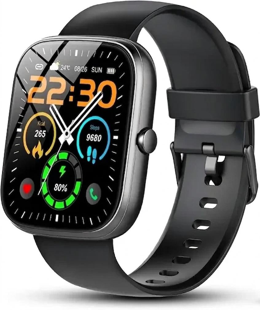 Смарт-часы Matast T60 1,91" с Bluetooth-звонками IP68 мониторингом здоровья и 100+ спортивными режимами