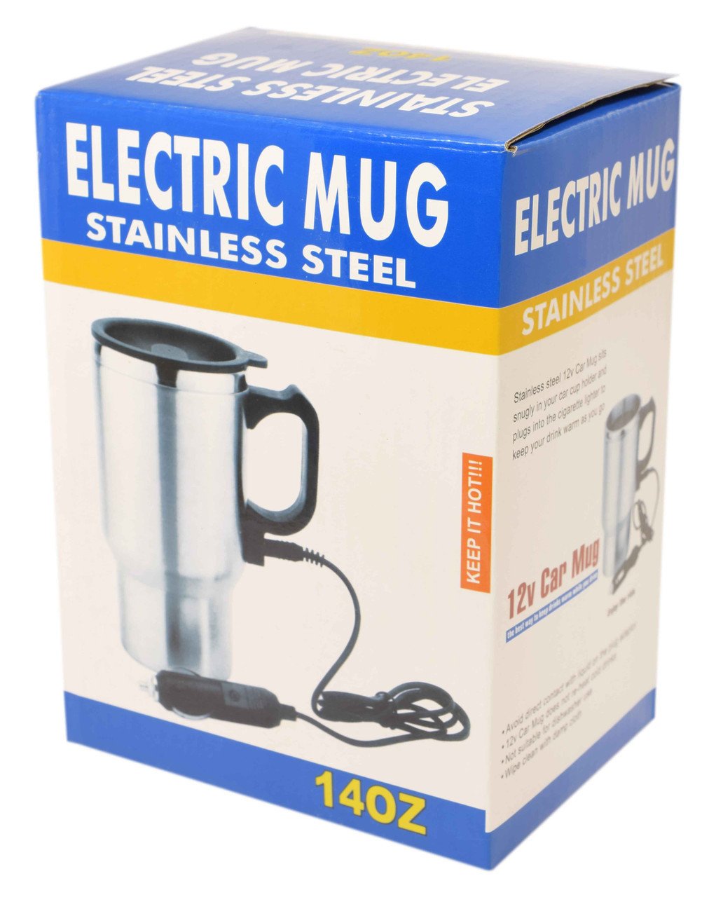 Кружка автомобильная Electric Mug 350 мл (1000080-Gray-0) - фото 5