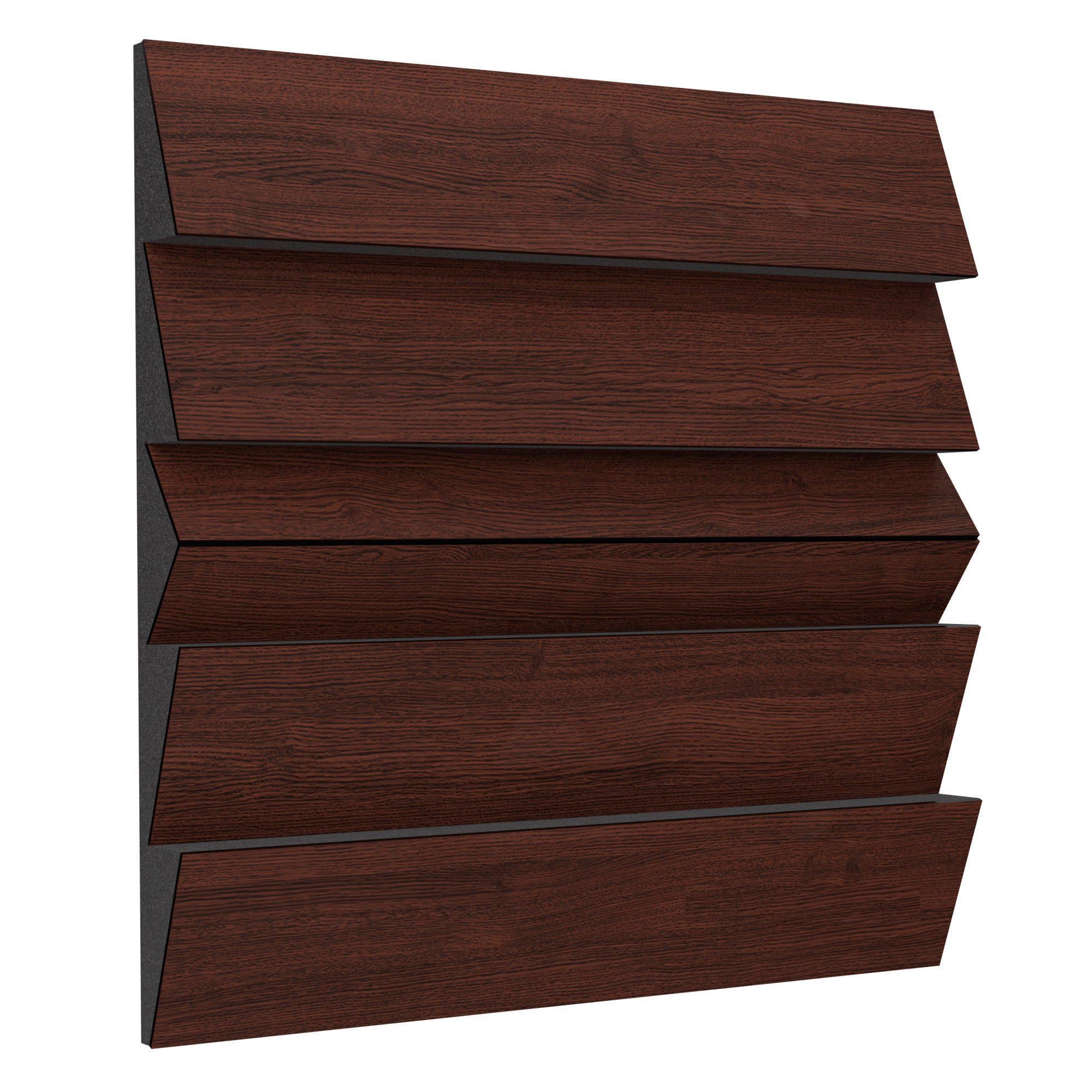 Акустична панель Ecosound Pindiff Rock Wenge 50х50 см 53 мм Коричневий (1343)