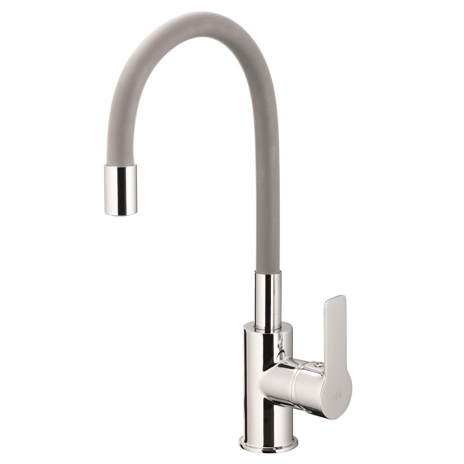 Кухонный смеситель для мойки KFA Armatura Rumba однорычажный Серый матовый (6553-915-63)