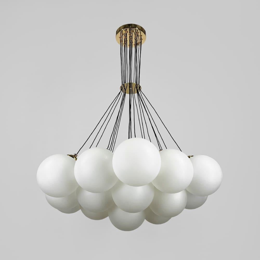 Люстра подвесная Light House LNF-17564/19 GD цоколь G9 Золотой с белым плафоном
