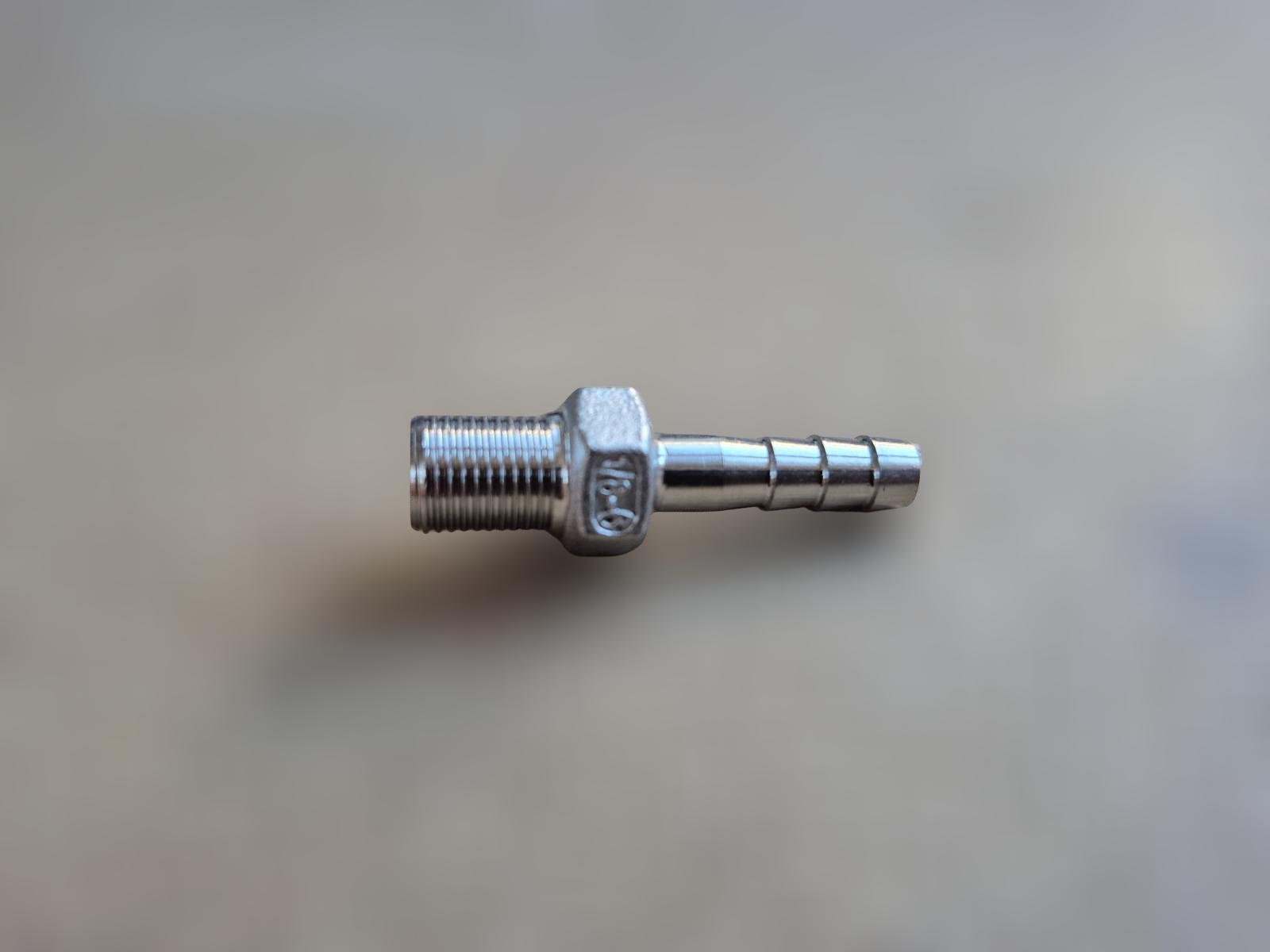 Штуцер шланговий різьбовий DN6 AISI304 BSPP Class-150 ялинка н/ж сталь ЗР 6 мм 1/8" (29203154) - фото 3 Штуцер шланговий різьбовий DN6 AISI304 BSPP Class-150 ялинка н/ж сталь ЗР 6 мм 1/8" (29203154) - фото 3