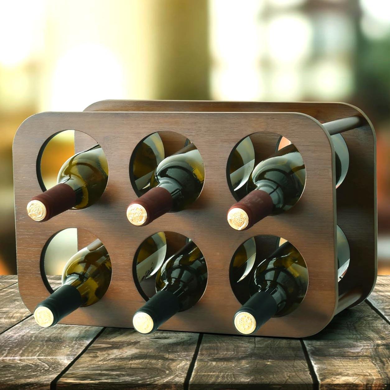 Полка для вина настольная Рафорд Капучино (Впс-008809)