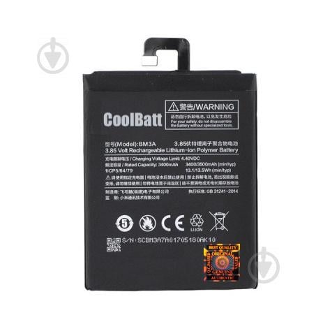 Батарея CoolBatt для Xiaomi BM3A (Mi Note 3) 3500 мА*ч Батарея CoolBatt для Xiaomi BM3A (Mi Note 3) 3500 мА*ч