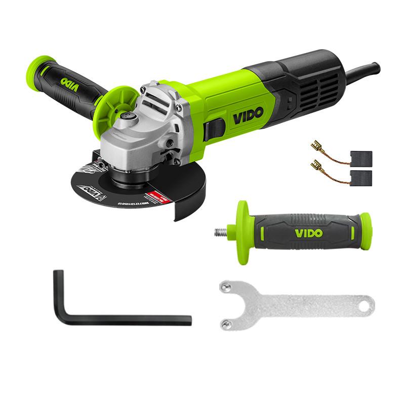 Болгарка Vido WD010550950 125 мм 950 Вт (27563474) - фото 2 Болгарка Vido WD010550950 125 мм 950 Вт (27563474) - фото 2