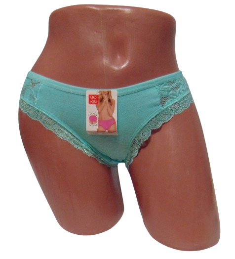 Трусы с кружевом Uokin 3499 L Зеленый