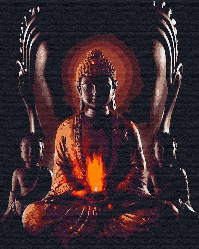 Картина по номерам Будда 40x50 см (RB-0064) - фото 4 Картина по номерам Будда 40x50 см (RB-0064) - фото 4