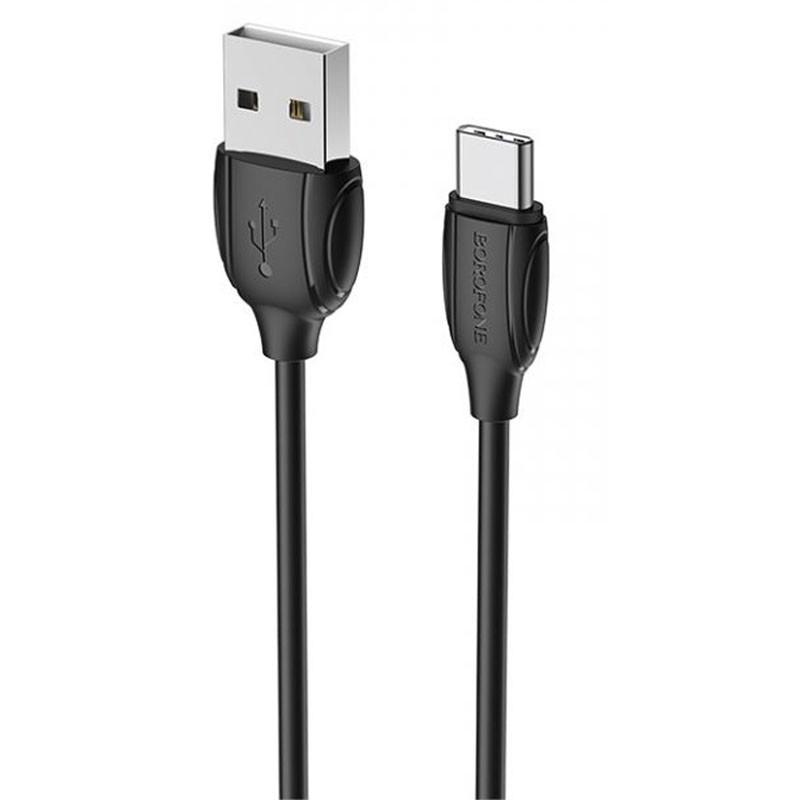 Кабель дата Borofone BX19 USB Type-C 1 м Black (00000060129_2) Кабель дата Borofone BX19 USB Type-C 1 м Black (00000060129_2)