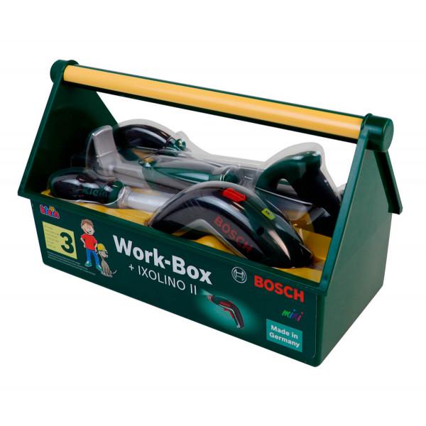 Детский набор инструментов Bosch Mini Klein с шуруповертом Ixo (8510)