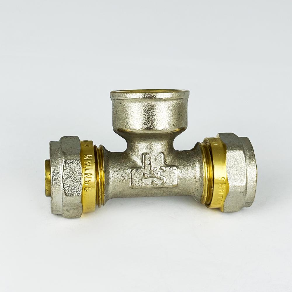 Трійник з внутрішнім різьбленням з проточкою SANTAN 16х1/2"х16 - фото 3 Трійник з внутрішнім різьбленням з проточкою SANTAN 16х1/2"х16 - фото 3