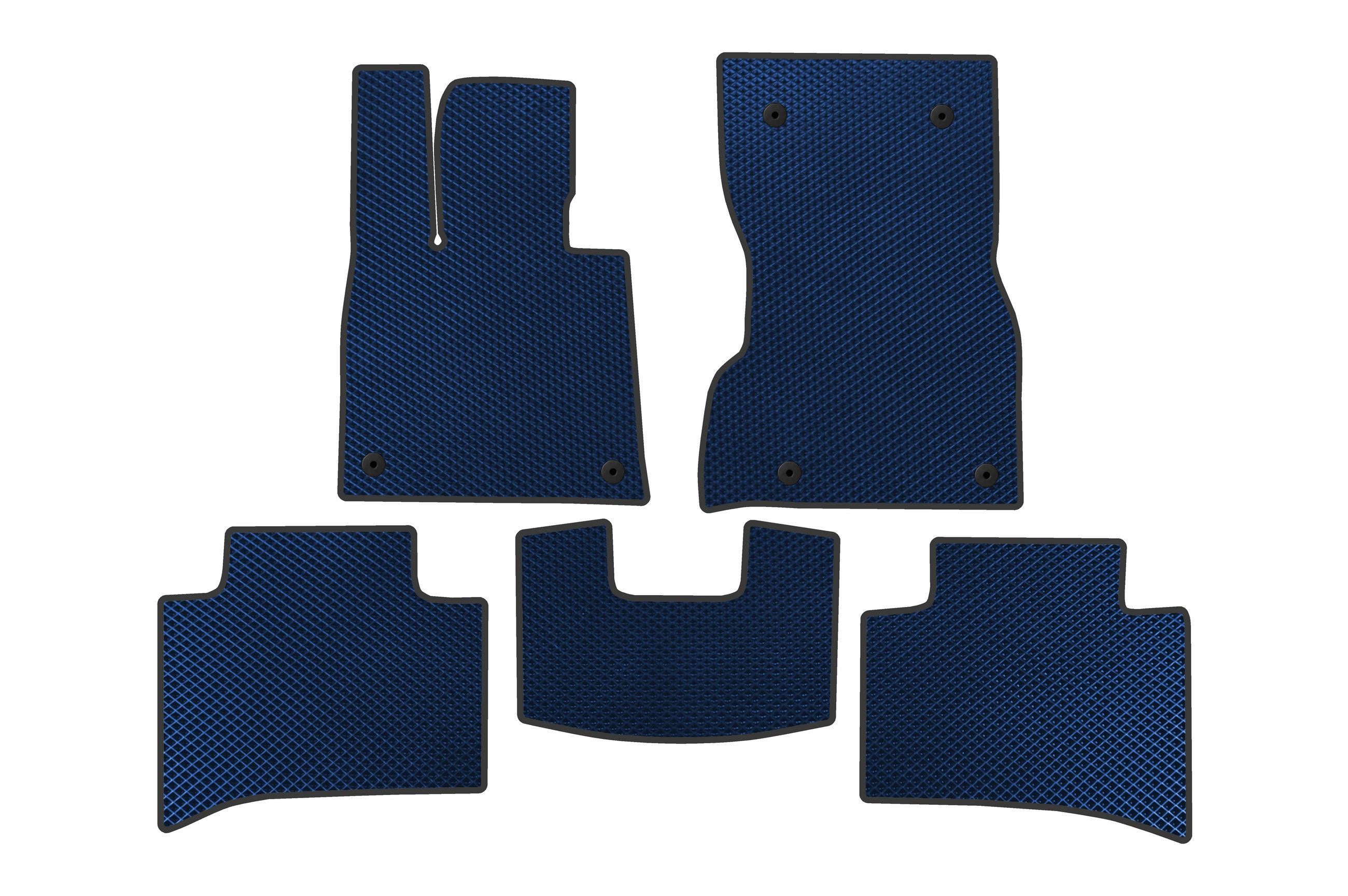 Коврики автомобильные Digital Designs EVA для Maserati Grecale 2022- гг. этилвинилацетат Синий (183819)