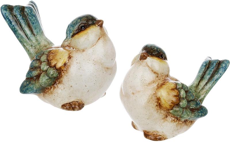 Набор статуэток керамических Птички 4 шт. 16,5 см