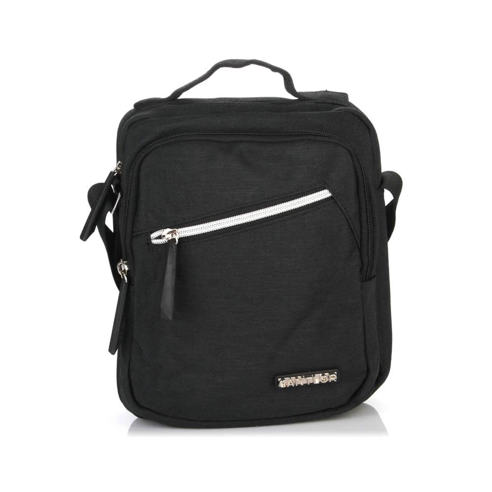 Сумка мужская Nelson 20х6х26 см Black (118760)