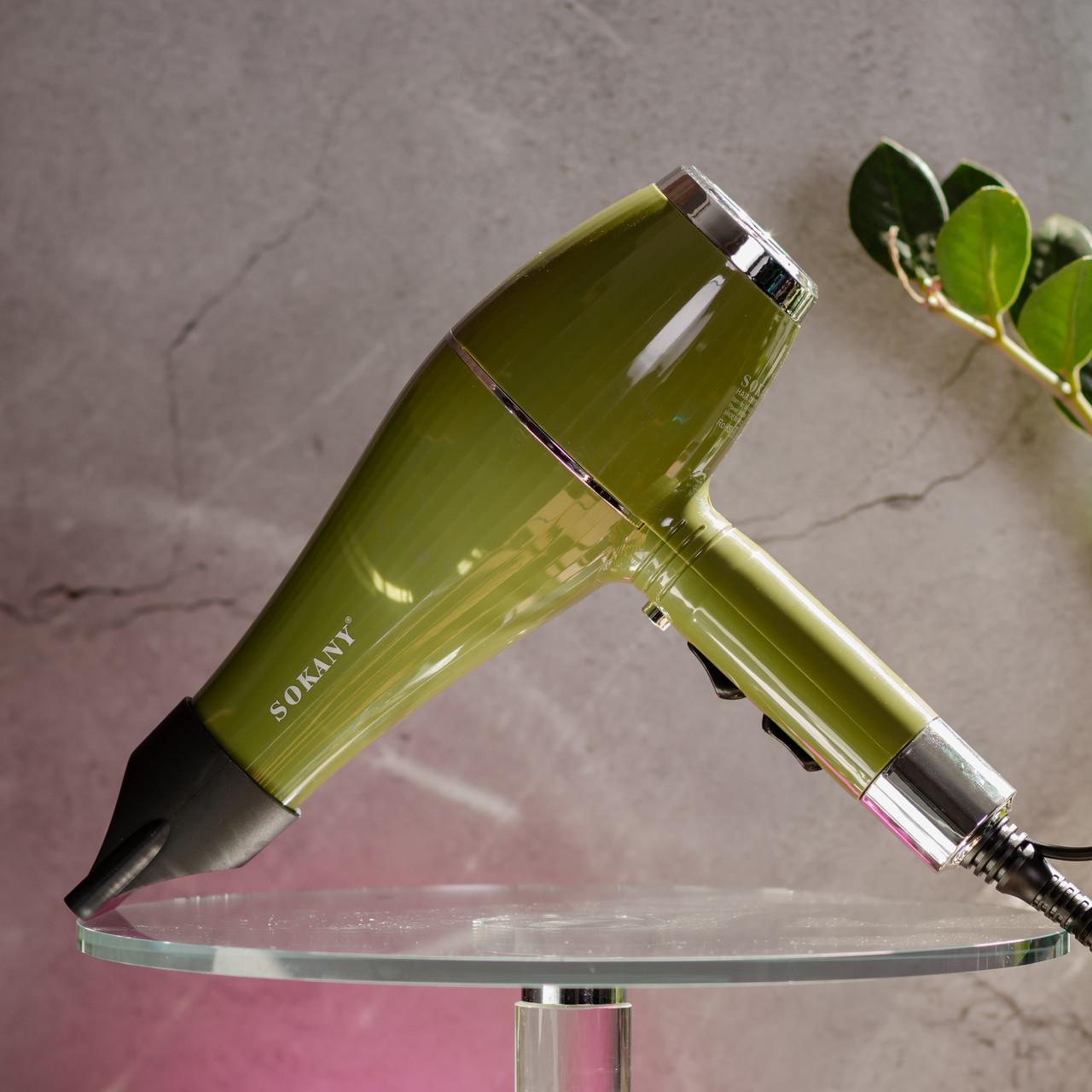 Фен для волос Sokany SK-14006 с концентратором 2000 Вт (7410) - фото 13 Фен для волос Sokany SK-14006 с концентратором 2000 Вт (7410) - фото 13