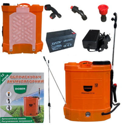 Опрыскиватель аккумуляторный Dozer CL-12А 12 л (2018667366) - фото 2 Опрыскиватель аккумуляторный Dozer CL-12А 12 л (2018667366) - фото 2