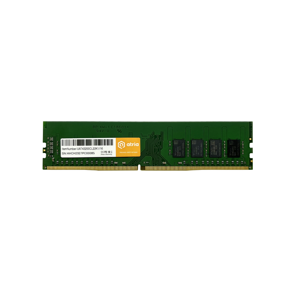 Оперативная память ATRIA UAT43200CL22K1/16 DDR4 16 ГБ 3200 мГц для настольных ПК (13827065) - фото 1