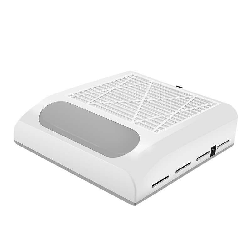 Вытяжка профессиональная BQ-858-8 для маникюра и педикюра со сменным НЕРА-фильтром 100 Вт Серый