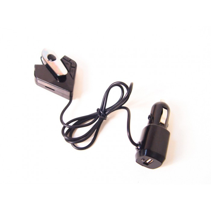 FM трансмиттер автомобильный Bluetooth V11 BT Black (1024392979