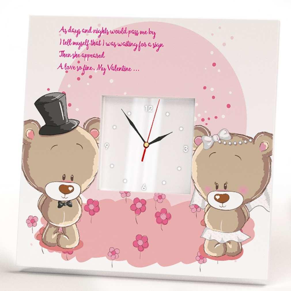 Годинник настінний WonderCloud валентинка 260x260 мм (C03501)