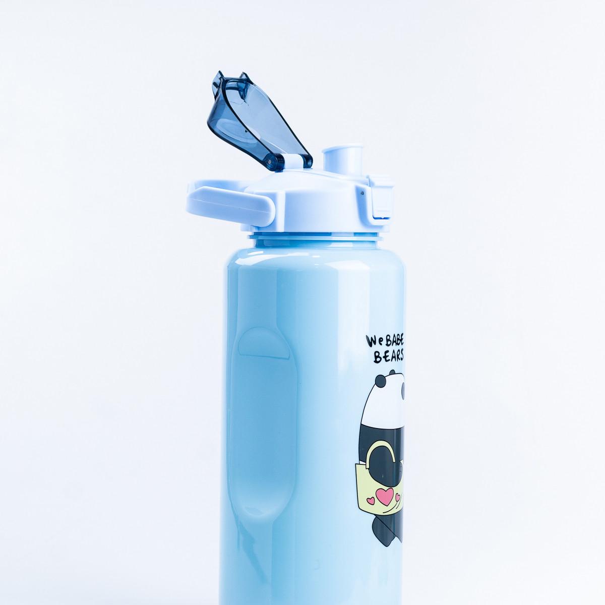 Набор бутылок для воды Панда 300/700/2000 мл Синий (HPZSB120014BL) - фото 3 Набор бутылок для воды Панда 300/700/2000 мл Синий (HPZSB120014BL) - фото 3