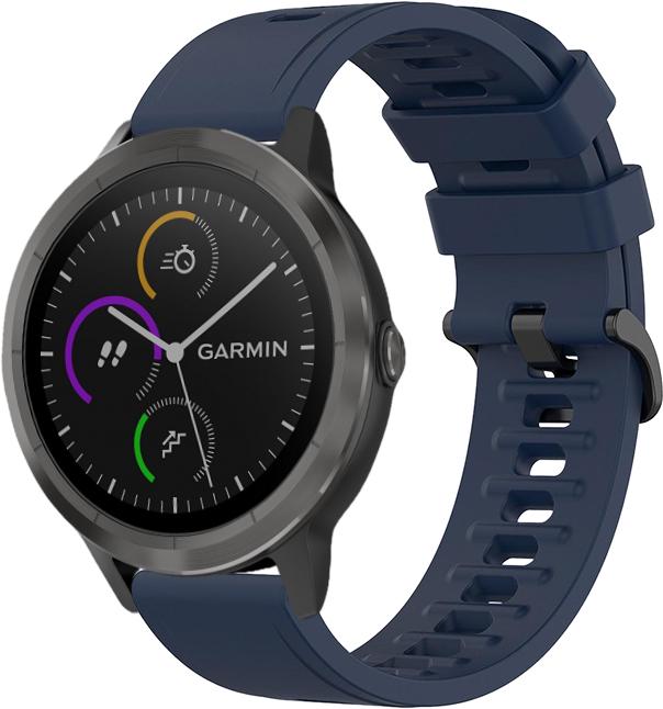 Ремешок Convex для Garmin Vivoactive 3 Dark blue 20 мм (18459)