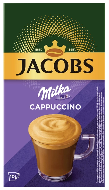 Кофейный напиток Jacobs Milka Cappuccino 10шт