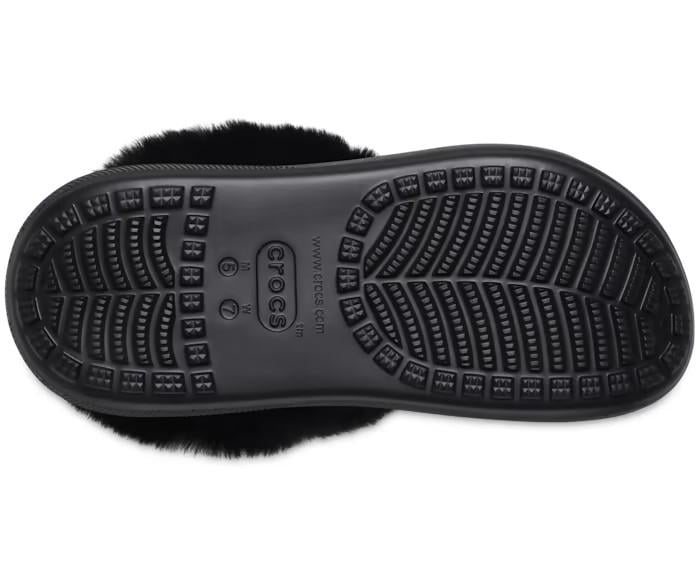 Сабо зимові Crocs Furever Crush Glitter р. 37-38 Black (18827651) - фото 6