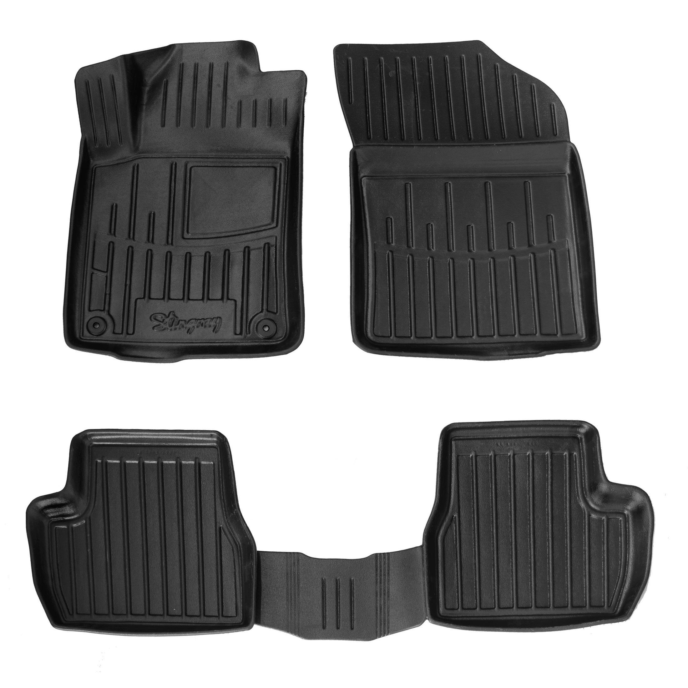 Коврики Stingray 3D для Citroen C-3 2009-2016 рр. полиуретан 4 шт. Черный (165781) Коврики Stingray 3D для Citroen C-3 2009-2016 рр. полиуретан 4 шт. Черный (165781)