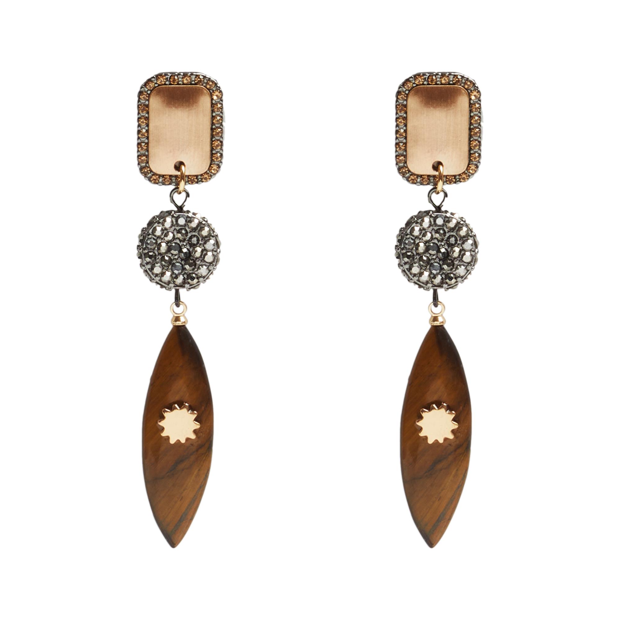 Женские серьги Parfois 193532 ONE Золотой