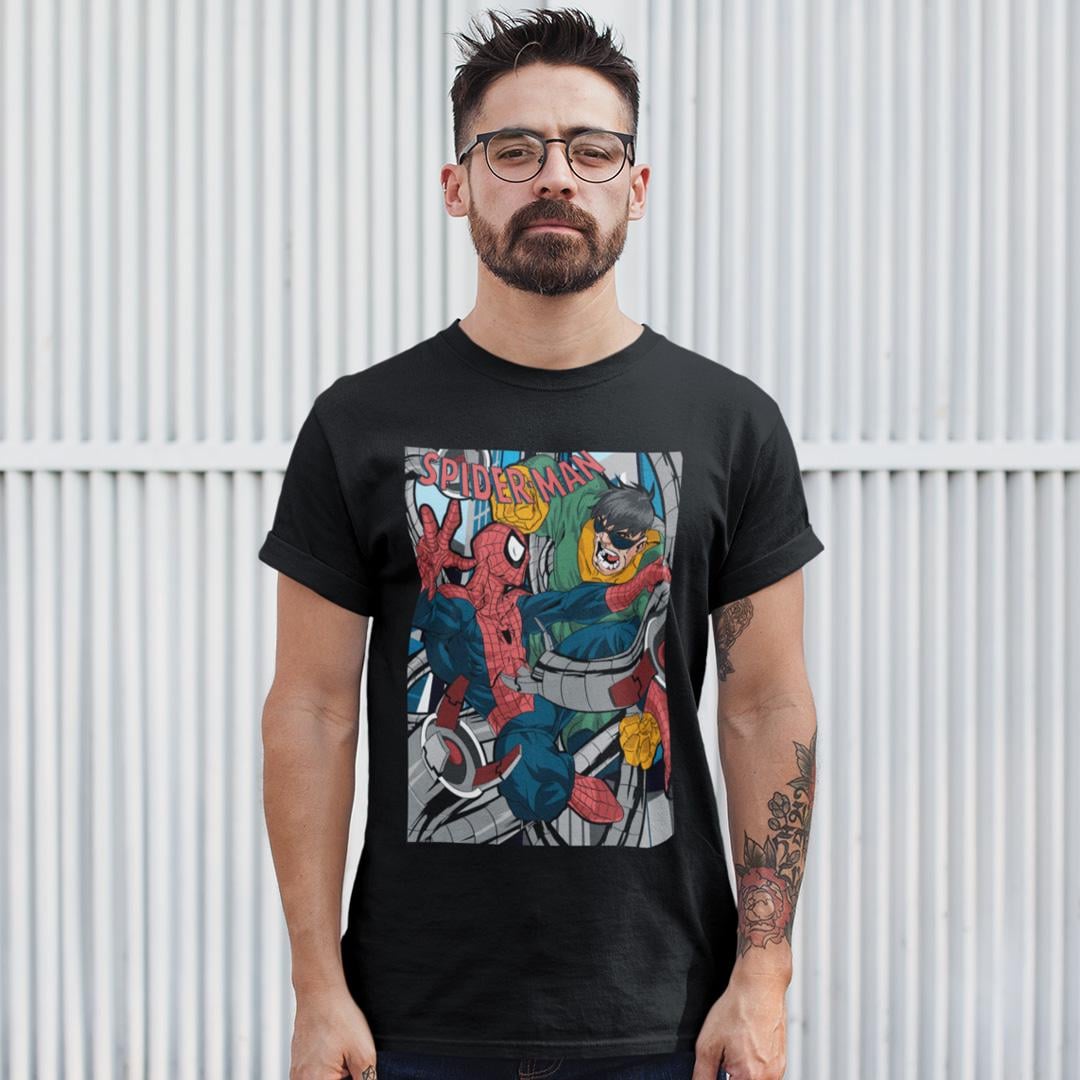 Футболка унисекс Spider Man Doctor Octopus And Spider Man 4XL Черный (0000009716) Футболка унисекс Spider Man Doctor Octopus And Spider Man 4XL Черный (0000009716)
