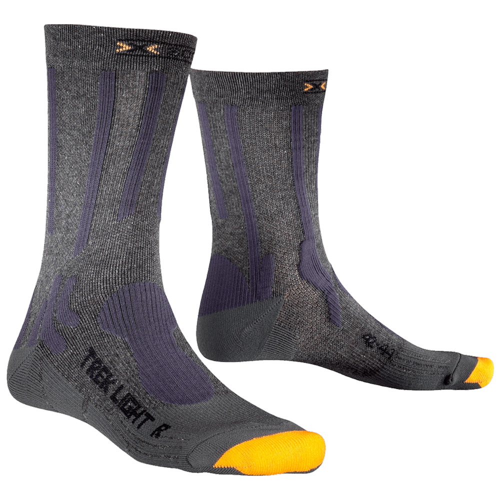 Шкарпетки X-Socks Trekking Light Mid X020015-G000 р. 39/41 Anthracite