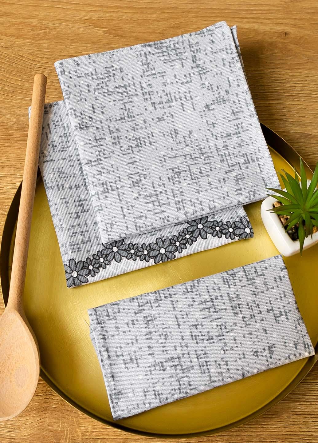 Салфетки Горошек ажурный 35х35 см 4 шт.