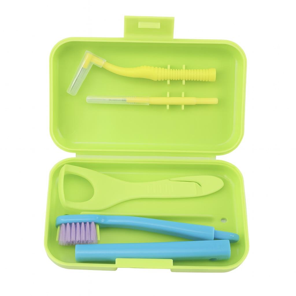 Набор для ухода за зубами дорожный Cocogreat Зеленый