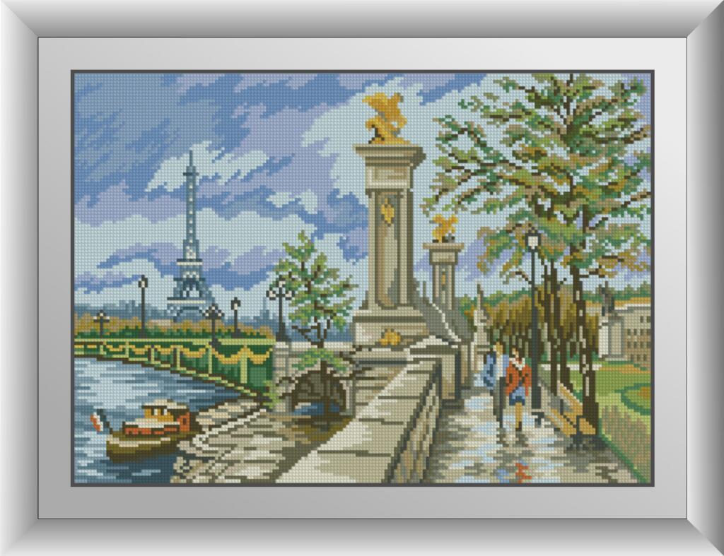 Алмазная мозаика Dream Art Набережная Парижа 32x45 см (DA.30218)