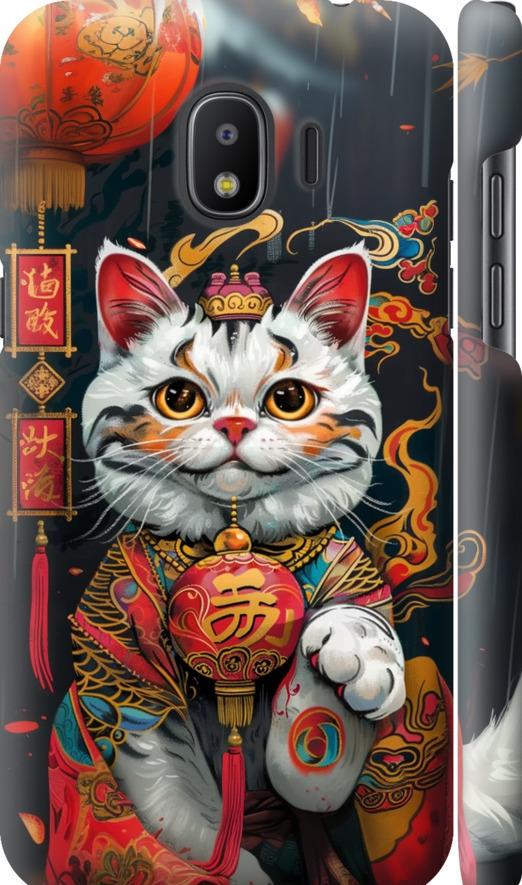 Чехол на Samsung Galaxy J2 2018 China Cat v2 (6135m-1351-42517) Чехол на Samsung Galaxy J2 2018 China Cat v2 (6135m-1351-42517)