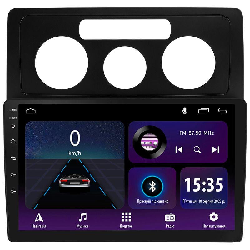 Магнітола штатна Sigma E10232 2/32 GB для Volkswagen Caddy 2K 3 III 2004-2010 р. 10" (AR-83093)