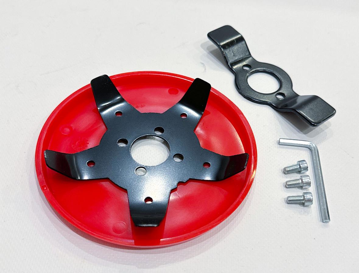 Диск-насадка для мотокоси розпушувач ґрунту сапа 2 ножа - фото 3 Диск-насадка для мотокоси розпушувач ґрунту сапа 2 ножа - фото 3