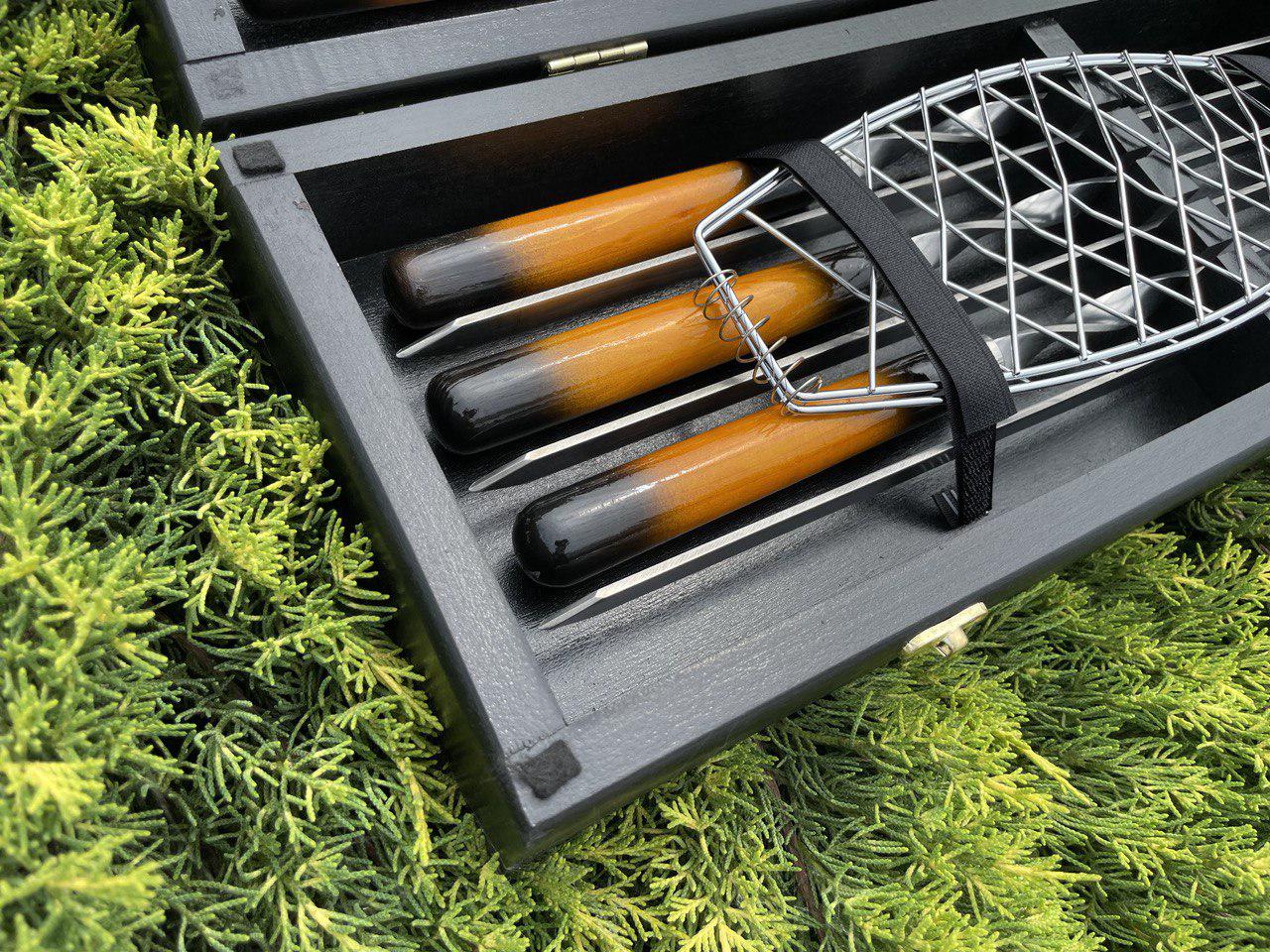 Набор шампуров в кейсе Хищник №7 M - фото 7