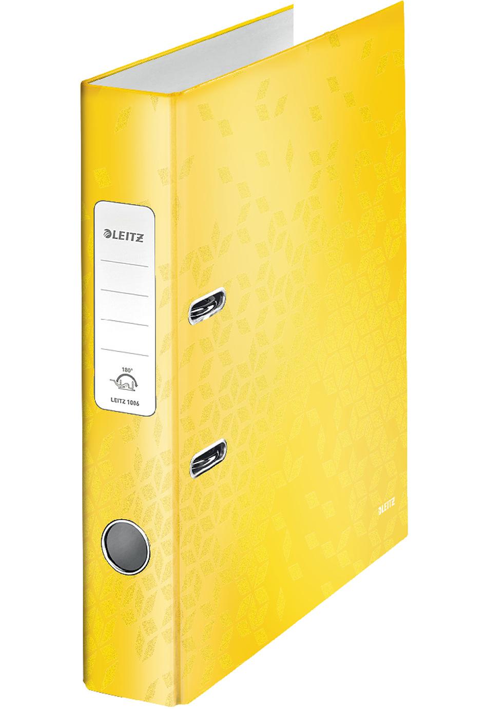 Папка-реєстратор Leitz Wow А4 50 мм Жовтий металік (1006-00-16)