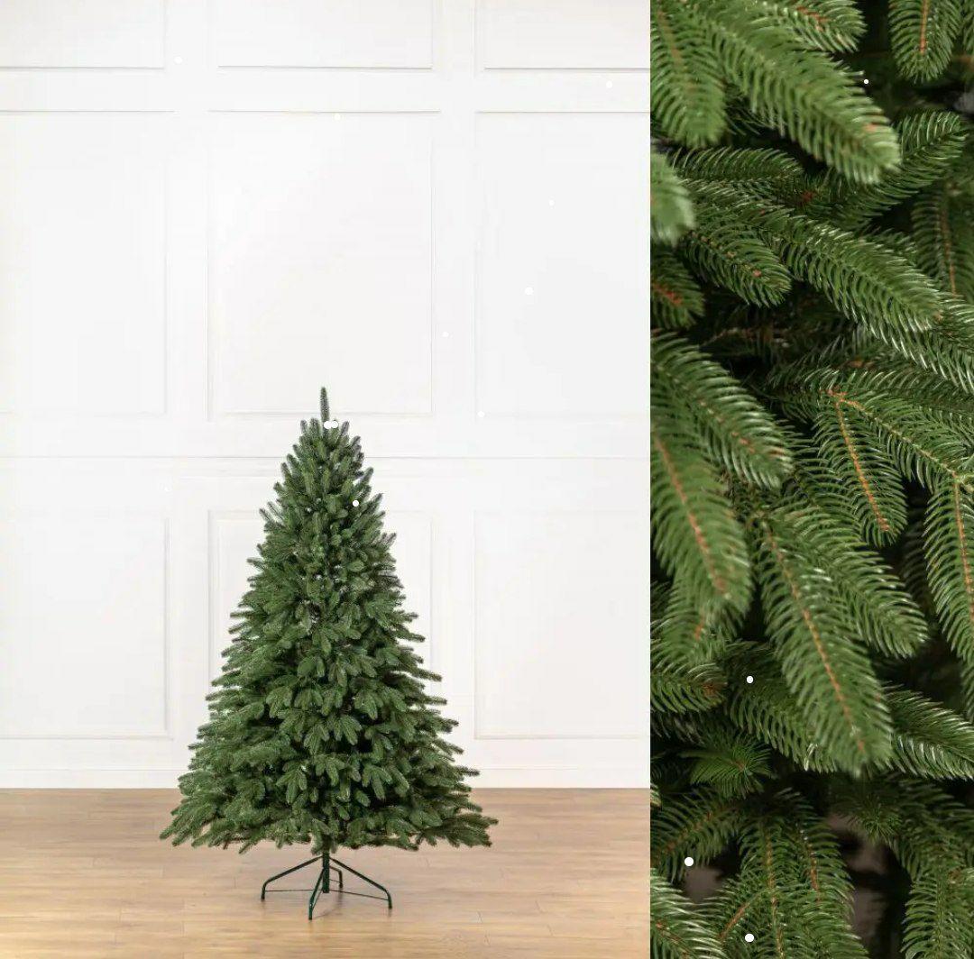 Штучна ялинка лита Лапландська з металевою підставкою 1,80 м Зелений (NYT15142)