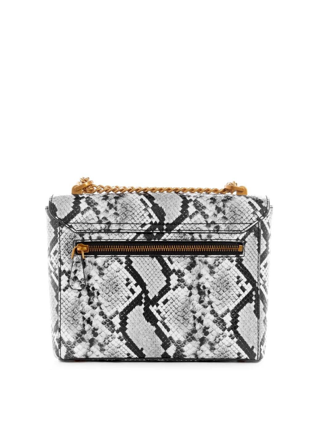 Сумка кросс боди женская из эко кожи GUESS SHENNY CONVERTIBLE XBODY FLAP HWKB8693210-BKW Белый - фото 3 Сумка кросс боди женская из эко кожи GUESS SHENNY CONVERTIBLE XBODY FLAP HWKB8693210-BKW Белый - фото 3